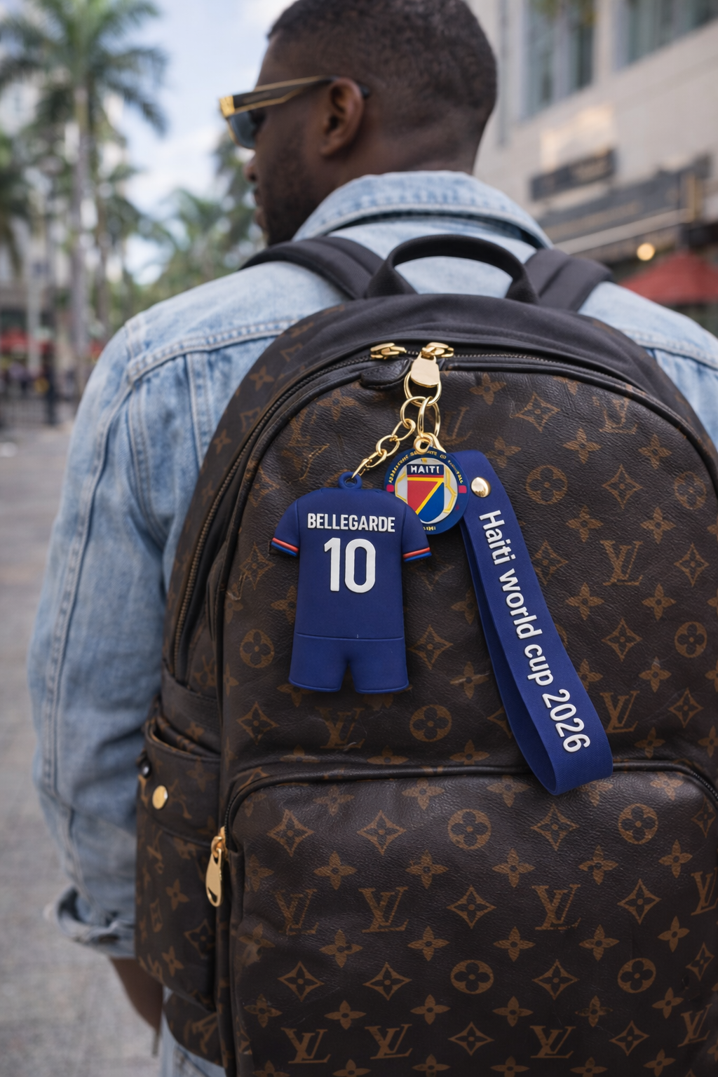 Haiti world cup 2026 Keychain