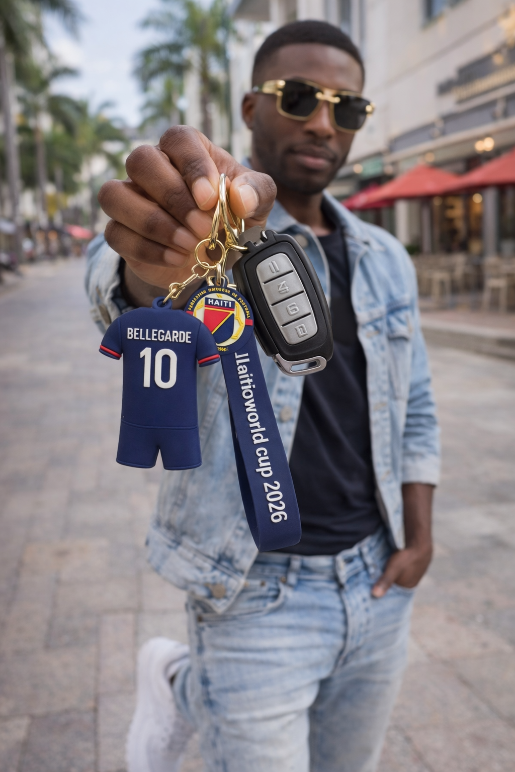 Haiti world cup 2026 Keychain