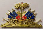 2pcs Emblem palmis haiti car stickers